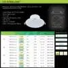 LED SMD Down Light 12W_6500K dim