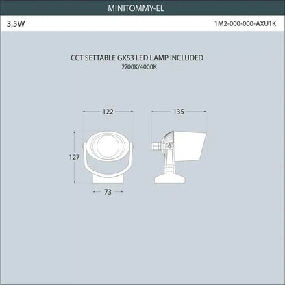 Minitommy-EL, Spotlight Dimensions