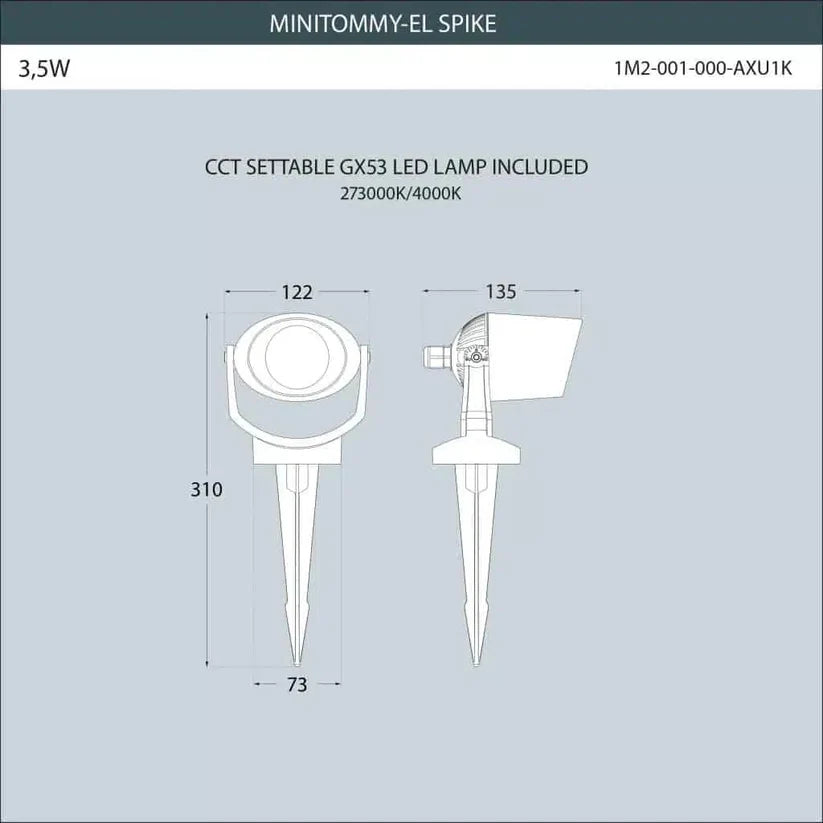 Fumagalli Mini Tommy Erath Spike Dimensions.