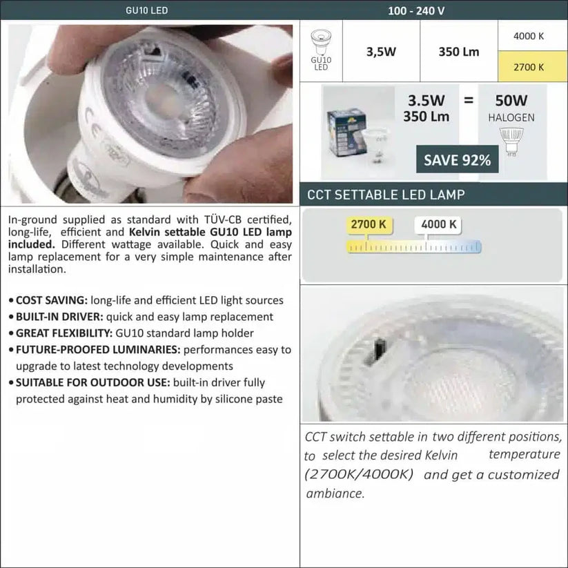 Fumagalli - Inground  Light  LED Lamp Details