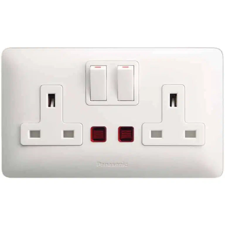 2G DP Switched BS Socket With indicator, 13A 250V