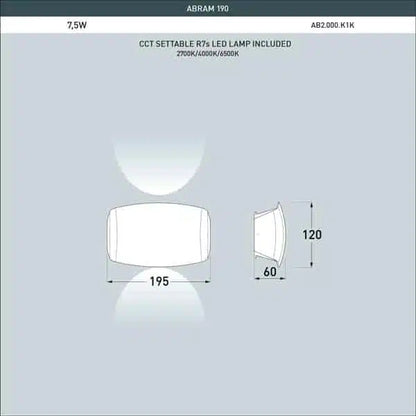 Fumagalli Aram 190 Dimensions