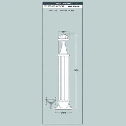 Sauro Bollard Dimension 