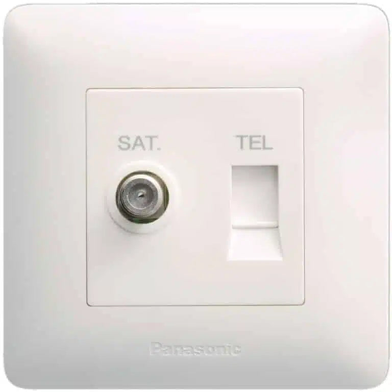 TV Socket + Tel Socket - Panasonic