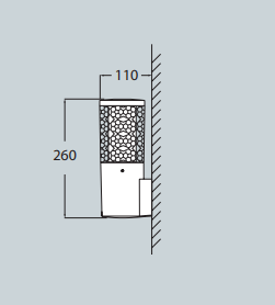 Fumagalli Carlo Deco Wall Light Dimensions.