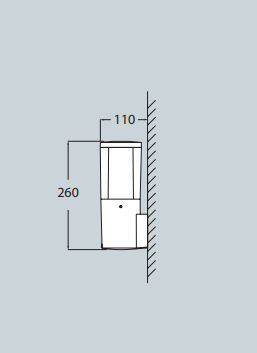 Carlo Wall Light Dimensions