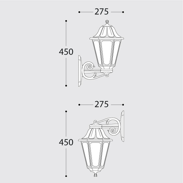 Bisso Anna Wall Light dimensions