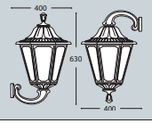 Fumagalli Ofir/Noemi Wall Light Dimension