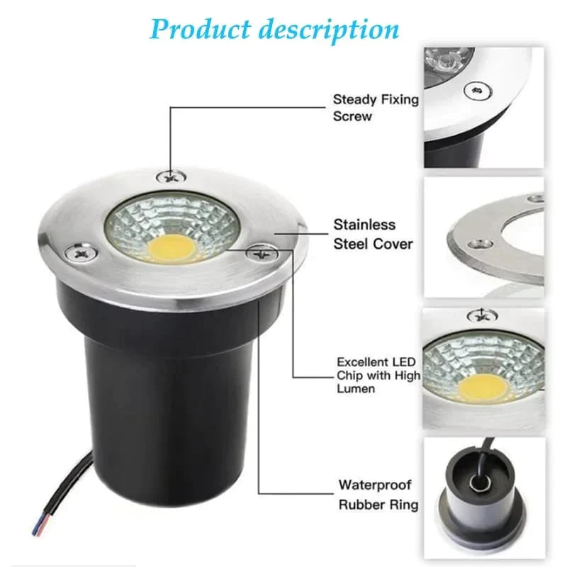 Inground Waterproof Up Light IP67-2