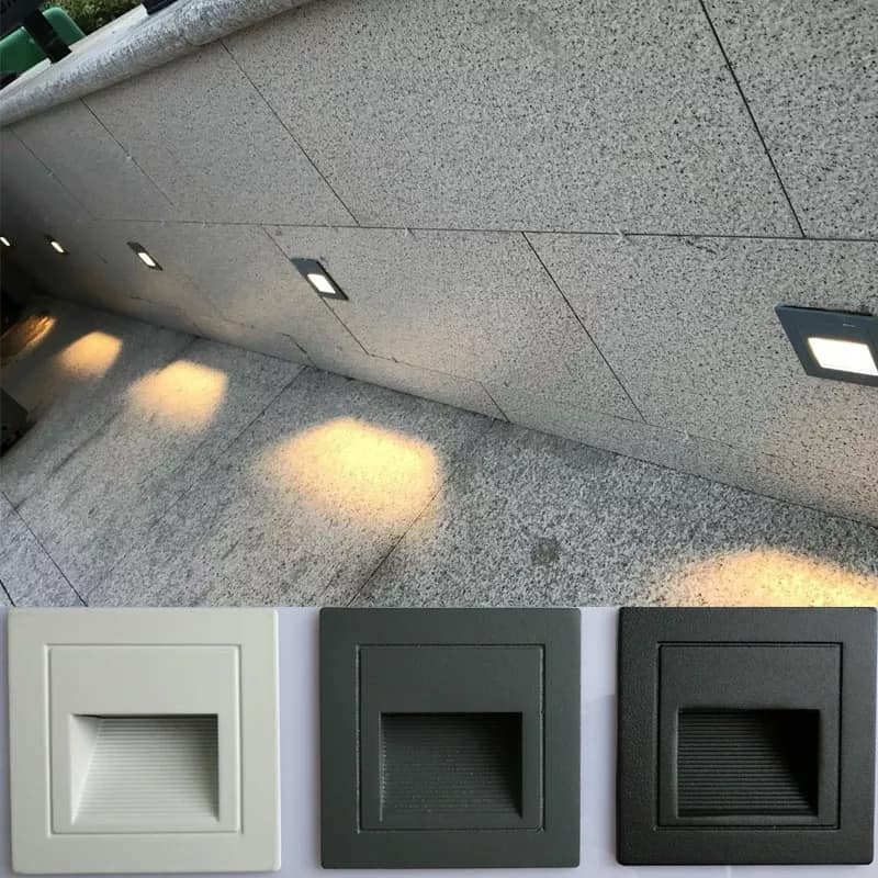 Square Recessed  LED Step